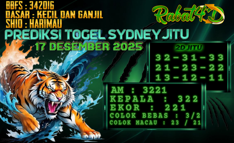 PREDIKSI TOGEL DESEMBER 2025