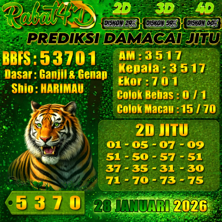 DAMACAI 28 JANUARI