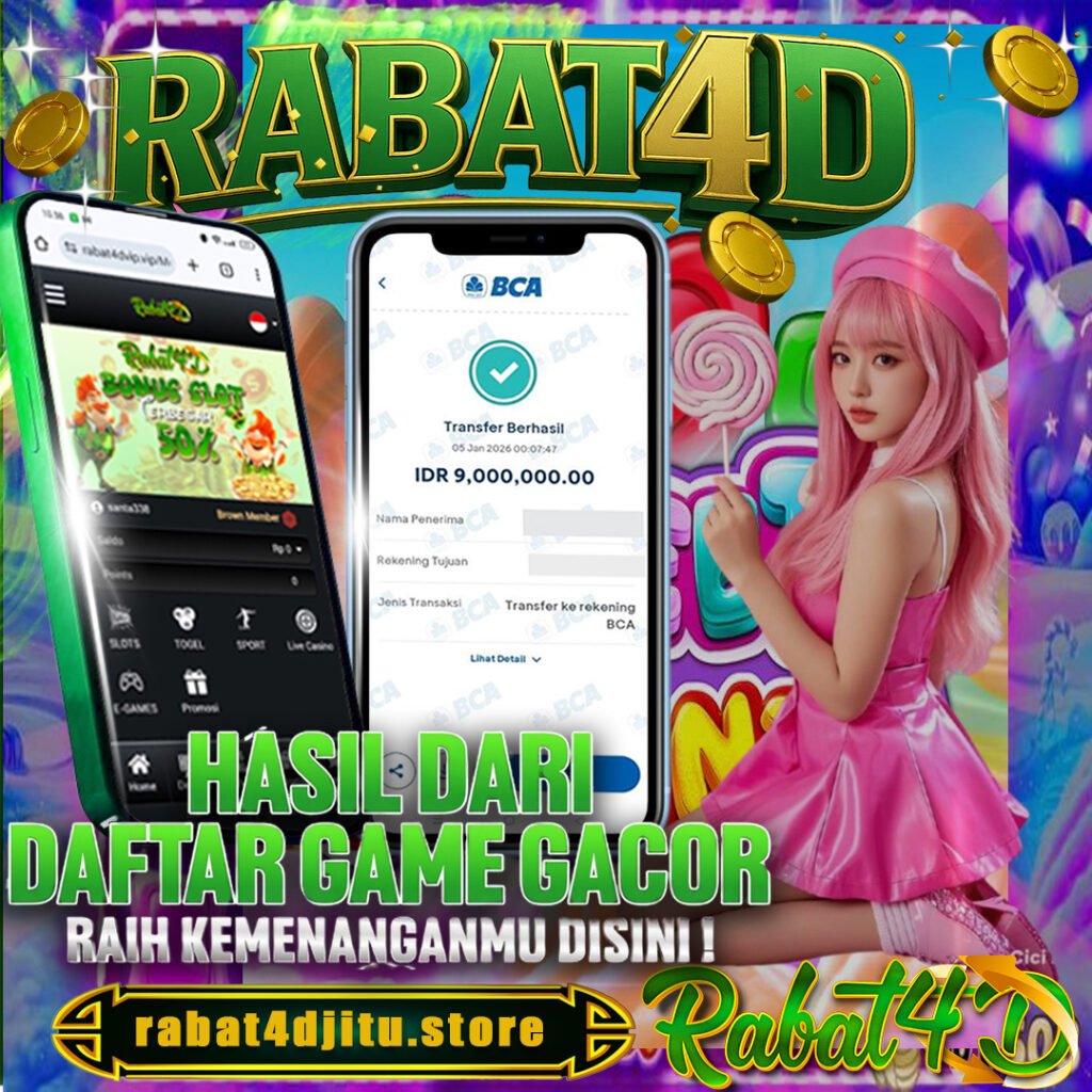 BUKTI KEMENANGAN MEMBER RABAT4D