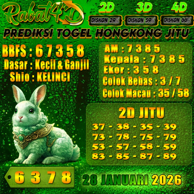 PREDIKSI HONGKONG 28 JANUARI