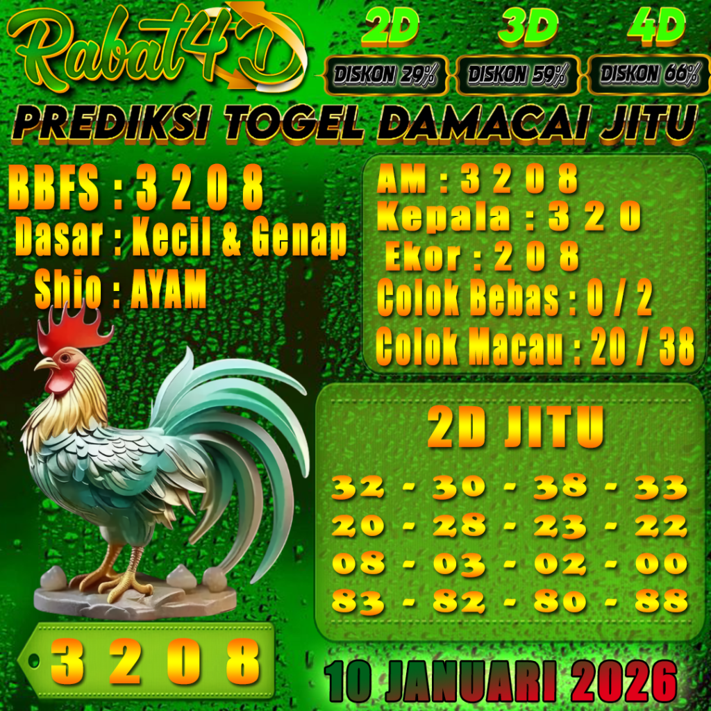 Prediksi SINGAPORE 10 Januari