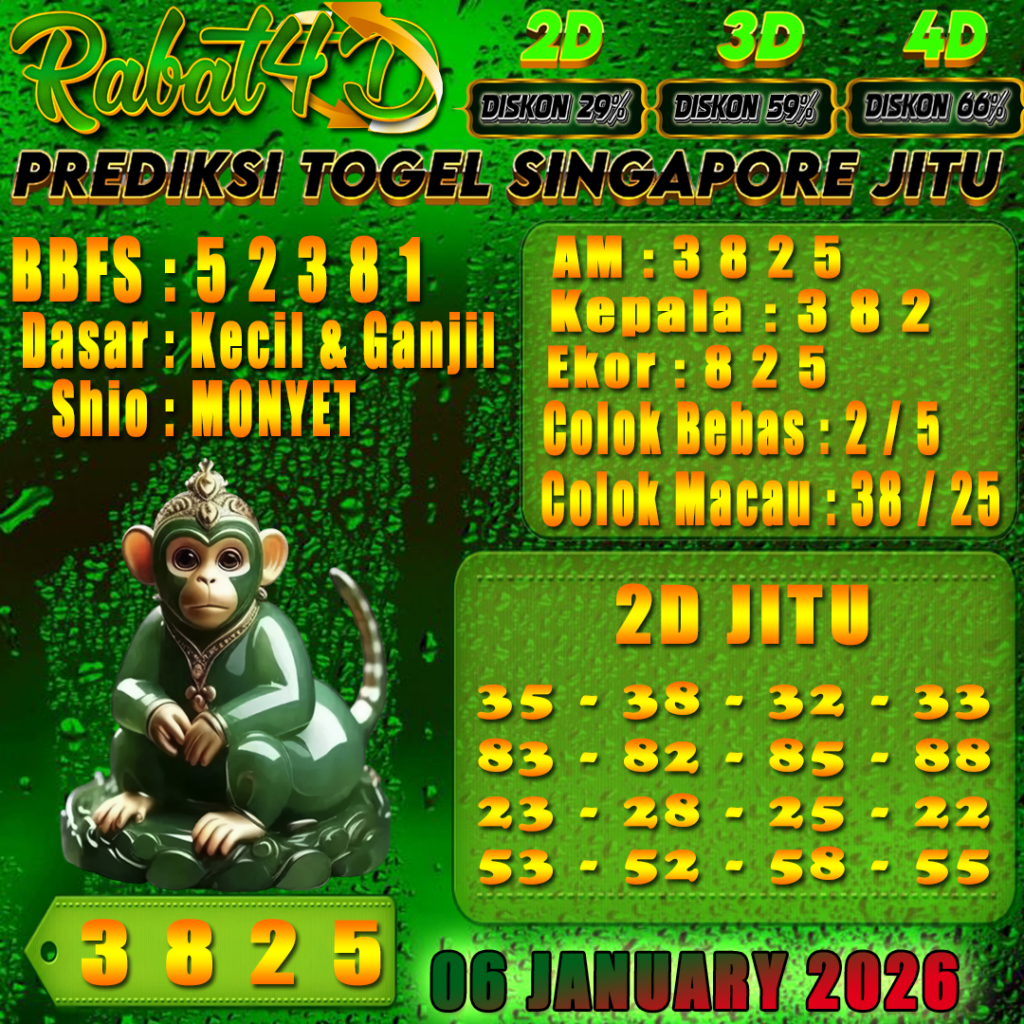 PREDIKSI SINGAPORE HARI INI