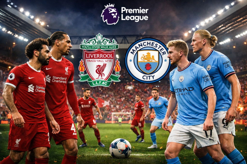 Pertandingan Liverpool vs Manchester City