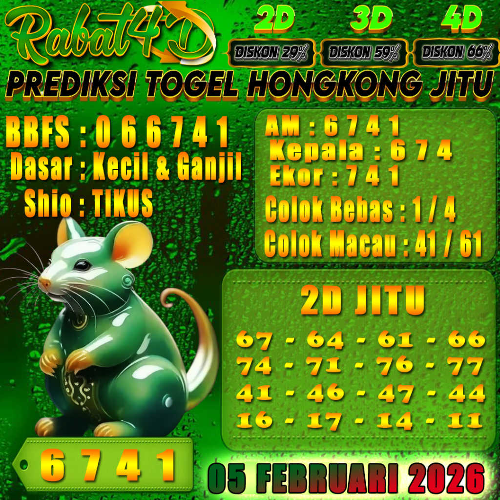Prediksi HONGKONG 05 Februari 2026 Angka Jitu