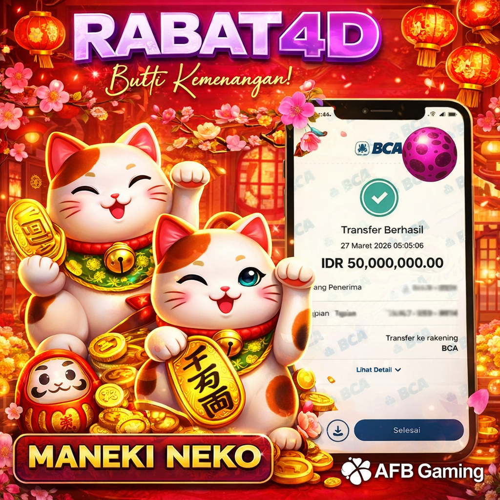 Kemenangan Member 27 Maret 2026 RABAT4D