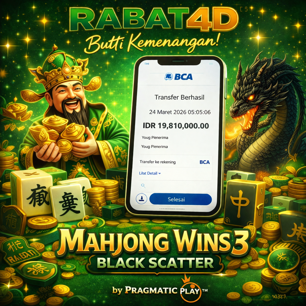 Kemenangan Member 24 Maret 2026 RABAT4D