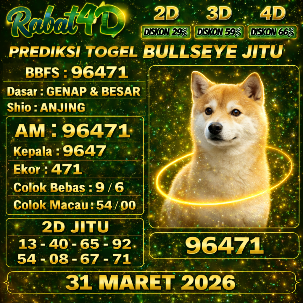 PREDIKSI BULLSEYE 31 MARET 2026