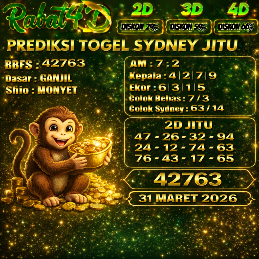 PREDIKSI SYDNEY 31 MARET 2026