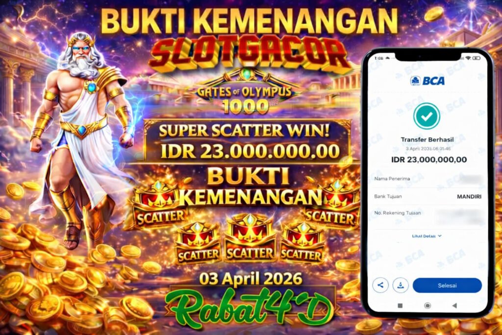 Kemenangan Member 03 April 2026 RABAT4D