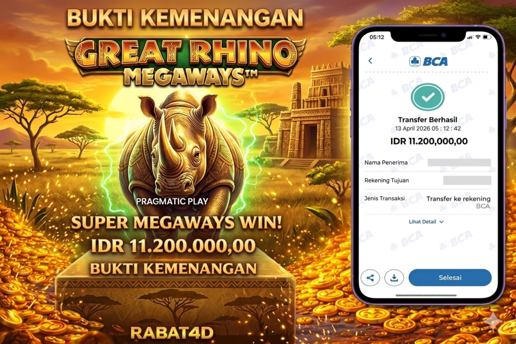 Kemenangan Member 13 April 2026 RABAT4D