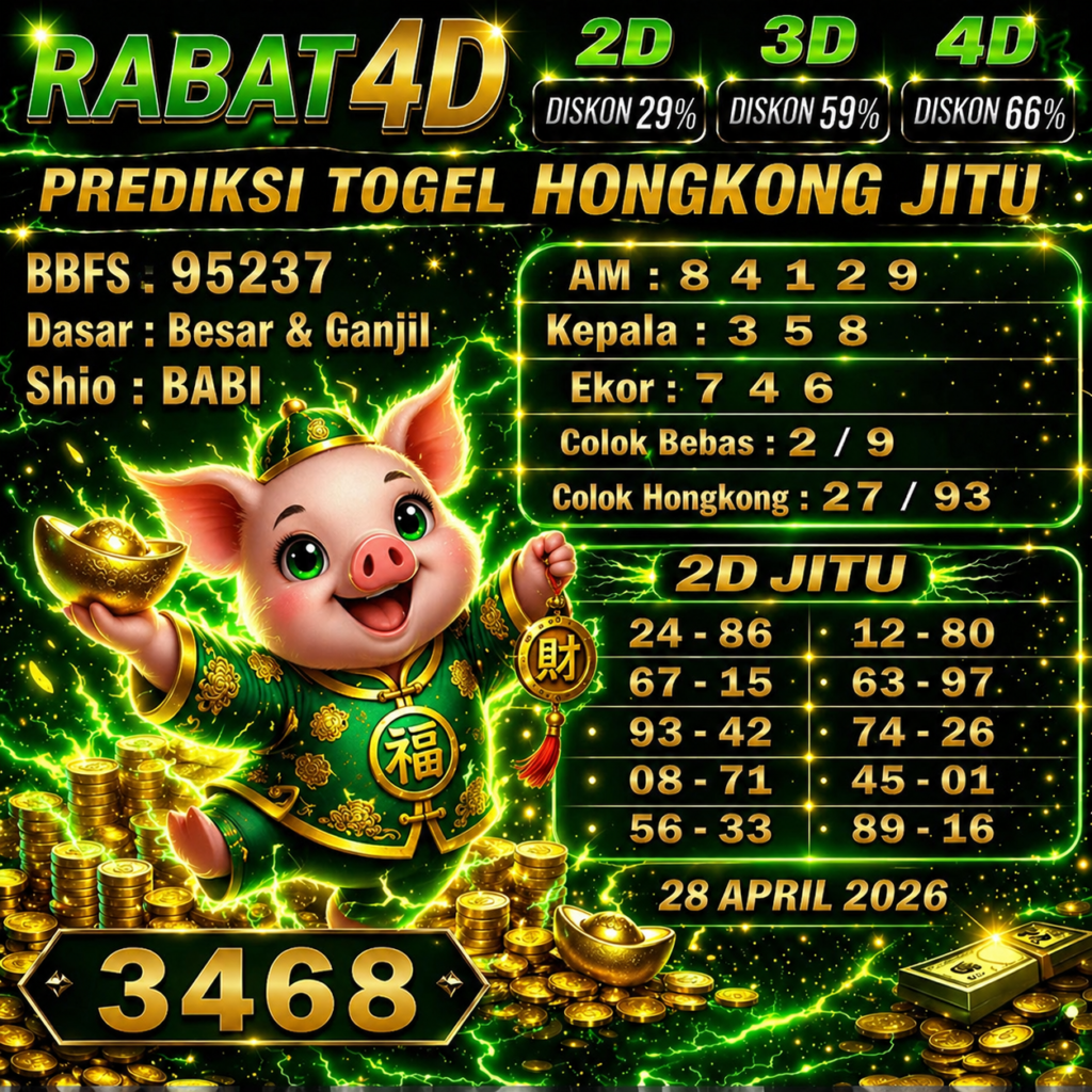 Prediksi Hongkong 27 April 2026 Angka Jitu