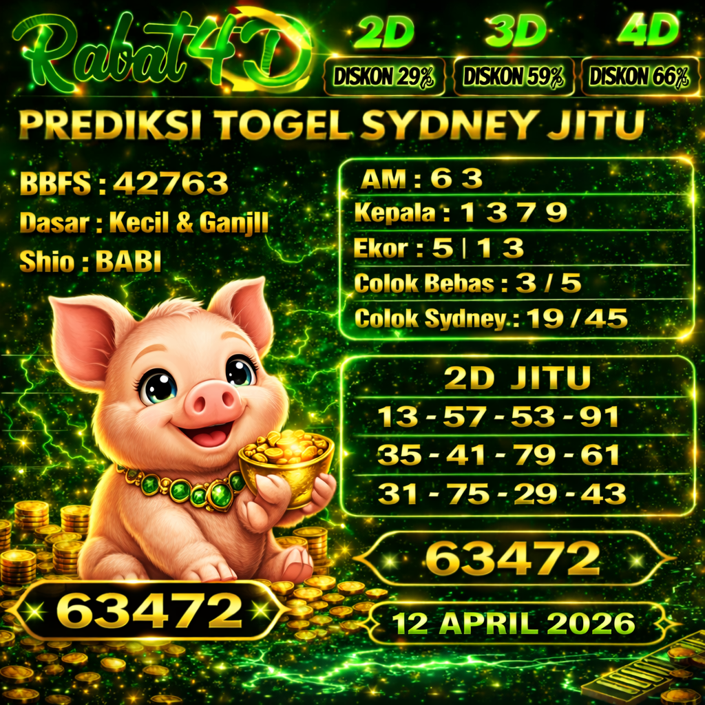 PREDIKSI TOGEL 12 APRIL 2026